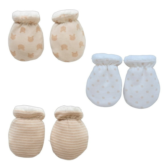 BESTSKY Baby Mittens Lamb Fleece Cozy Baby Gloves Cotton Lining Soft Baby Toddler Mittens,Style 1