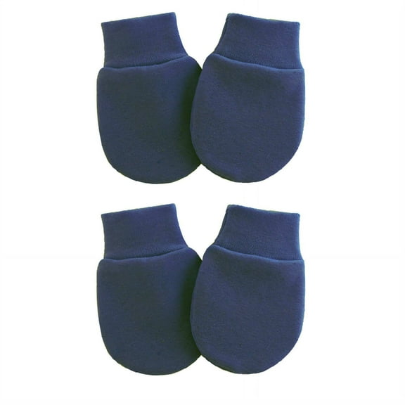 BESTSKY Baby Mittens Skin-Caring Softness Gloves Newborn Mittens Easy-On Loops Baby Toddler Mittens Tibetan Blue