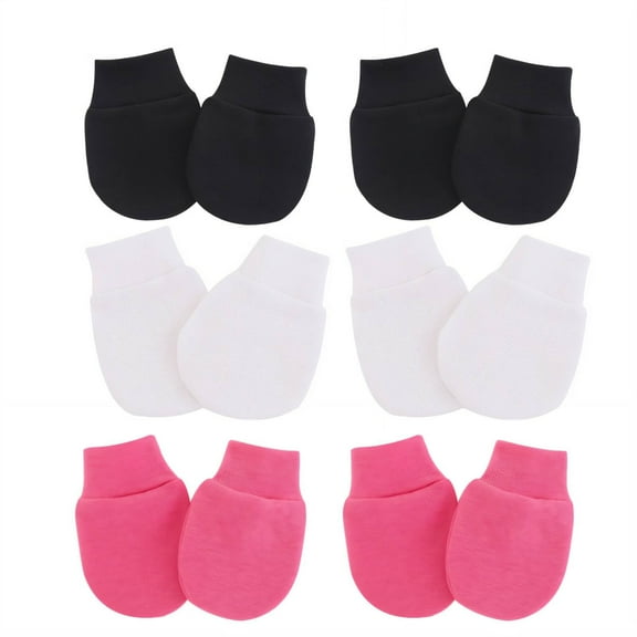BESTSKY Baby Mittens Skin-Friendly Soft Gloves Newborn Mittens Adorable Prints Practical Baby Toddler Mittens Style 9