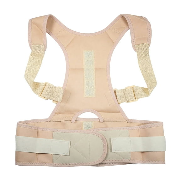 BESTSKY Back Brace,Comfortable Invisible Posture Corrector,Elastic Support for Shoulder Pain Relief,Effective Posture Corrector for Women and Men,Skin,L