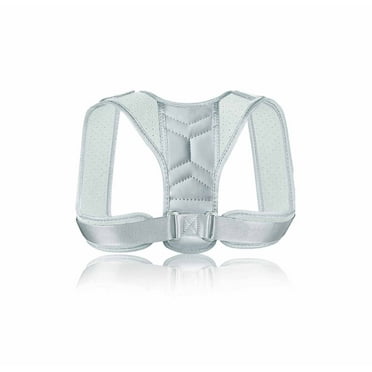 BESTSKY Back Brace, Ergonomic Posture Corrector,Breathable Shoulder Pain Relief Support,Adjustable Posture Corrector for Women and Men,Grey,M