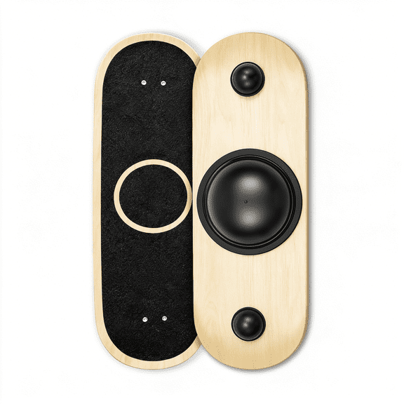 BESTSKY Balance Board with 360 Rotation,Solid Wobble Board for Adults&Kids,Balance Trainer for Strength Training,Surfing and Skiing,Anti-Slip Surface Whirl Board,Home,Office Exercise Wooden Board