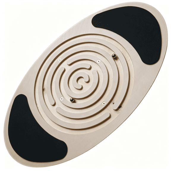 BESTSKY Balance Board with Maze for Kids&Adults \U2013 Rocker Wobble Disk Balance Board Game for Toddlers,Teens,Indoor Energy-Burning Play,Physical Therapy,Core Training&Coordination