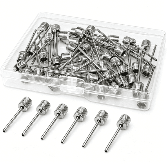 BESTSKY Ball Pump Needles 40Pcs,Air Pump Needles for Basketball Inflating,Inflation Sports Pin