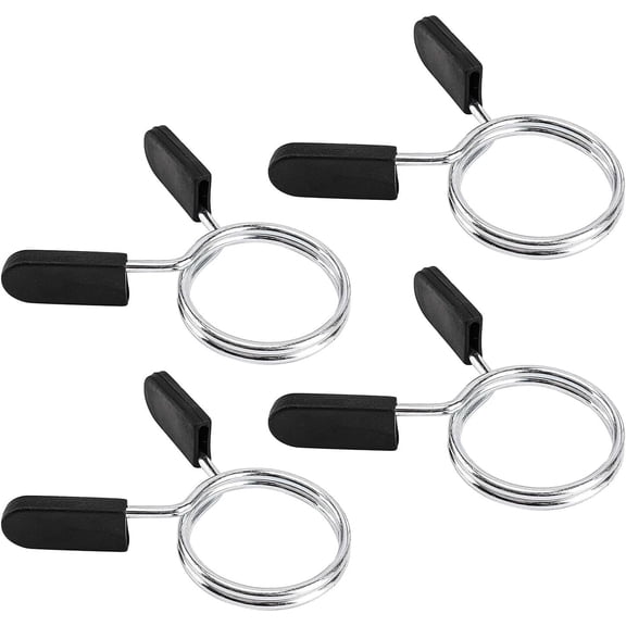 BESTSKY Barbell Clips Barbell Clamps Collars 2 Inches Weight Bars Lock Dumbbell Spring Clips Circlip Fitness Weightlifting Buckle 4 Pack