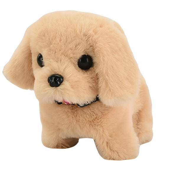 BESTSKY Barking Puppy Dog Plush Toys, Electronic Interactive Toy Battery Operated Dog Walking, Barking, Best Buddy for Kids Gift