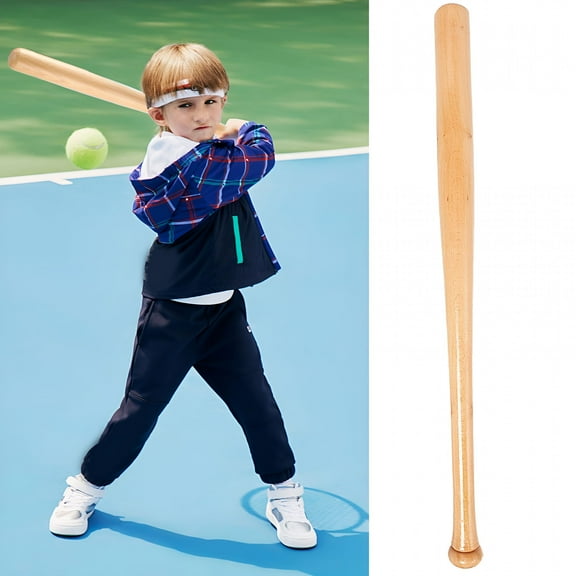 BESTSKY Baseball Bat 18 Inch Wooden Baseball Softball Bat Unfinished Small Baseball Bat for Adult Baseball Sports Training