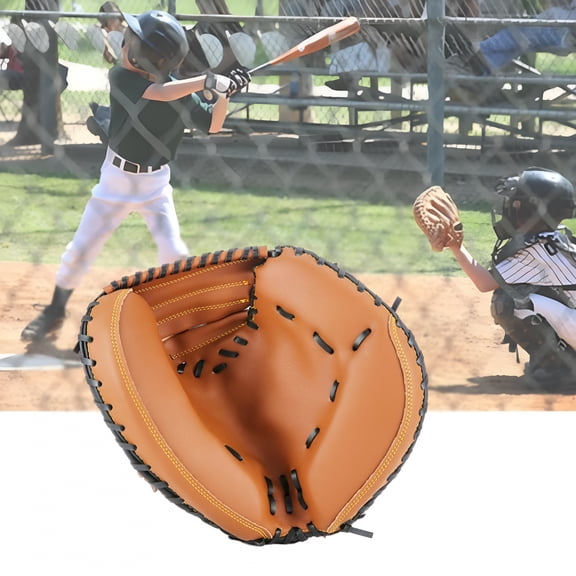 BESTSKY Baseball Catcher Glove Padding 12.5inch Baseball Fielding Glove Durable Infield Gloves Baseball Infielder's Mitts for Outdoor Sports Adults