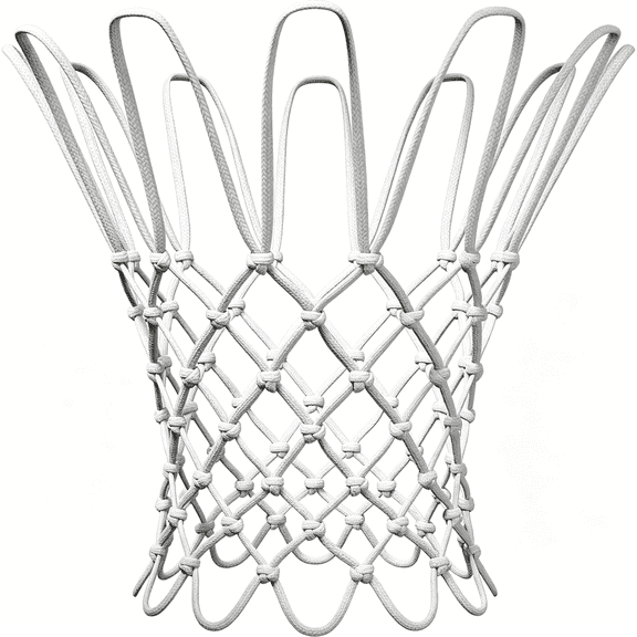 BESTSKY Basketball Net | 12 Loops | Fits Standard Indoor Or Outdoor Rims | Basketball Hoop Net Replacement