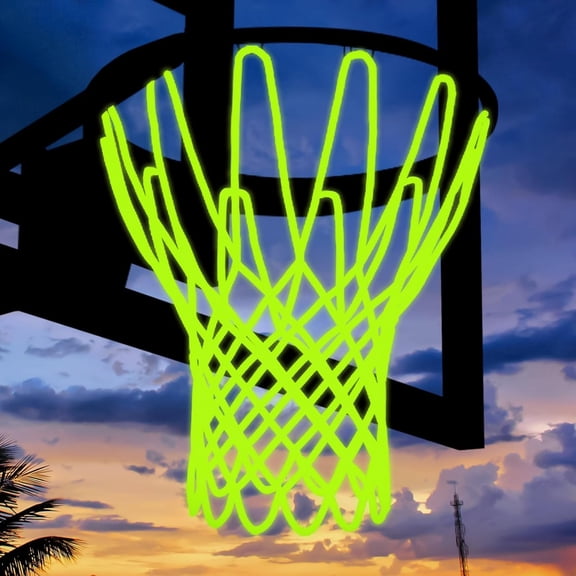 BESTSKY Basketball Net Outdoor,2025 All Weather Anti Whip Basketball Net Replacement -12 Loops