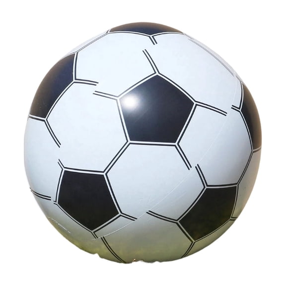BESTSKY Beach Balls,11.8" Inflatable Soccer Ball-Blow Up Inflatable Beach Ball for Pool Parties,Themed Birthdays,Beach Events,Summer Party Decorations,1 Pack Beach Football