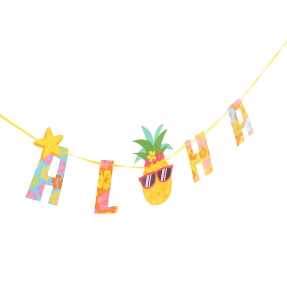BESTSKY Beach Theme Party Favors Luau Supplies Hawaii Banner Decoration Baby
