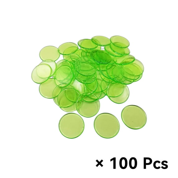 BESTSKY Bingo Game,Versatile Use Bingo Cards,Eco-Friendly Material New Years Bingo,Transparent Green