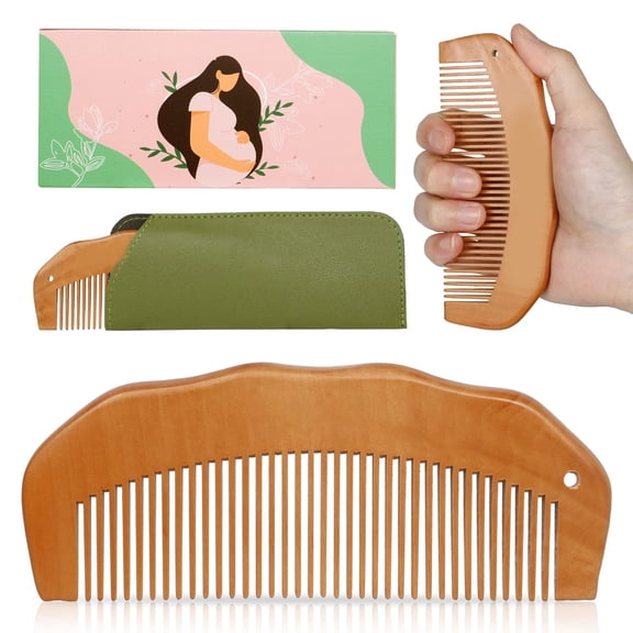 BESTSKY Birth Comb for Women Labor,Hospital Bag Must Haves for Pregnant Mom,Wooden Labor Comb Natural Labor&Delivery Essentials,New Mom Gifts Birthing Comb Labor Comb