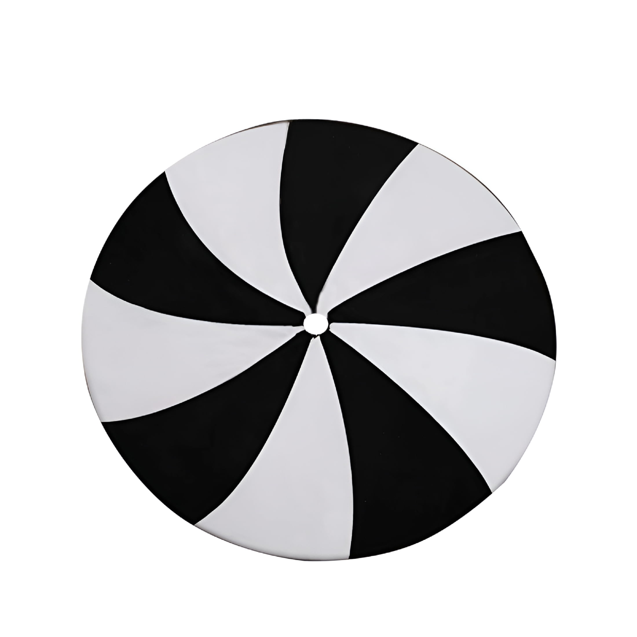 BESTSKY Black and White Christmas Tree Skirt, 35 Inch Large Lollipop Tree Skirt Christmas Decorations Ornaments, Tree Mat for Home Office Holiday Party Decor, vintage christmas tree skirt Decorations