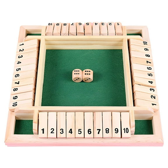 BESTSKY Board Game,Education Combined Dice Game,Math Skills Tabletop Game,Green