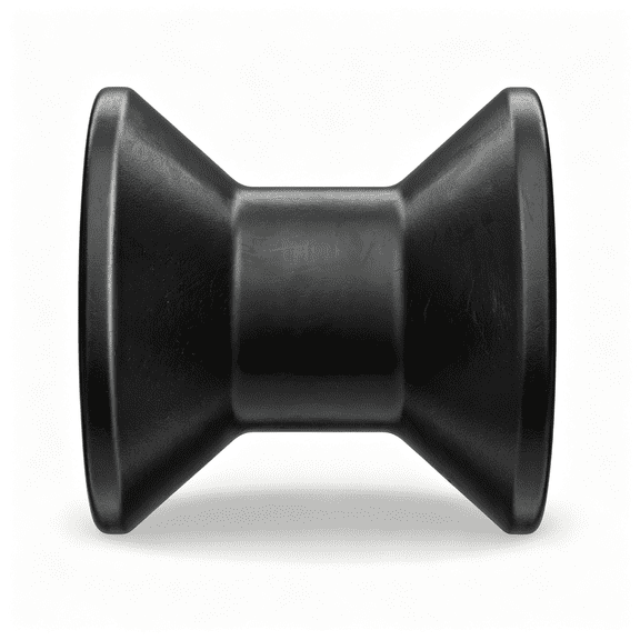 BESTSKY Boat Trailer Bow Stop Roller 3" 1/2", Bow Roller for Boat Trailer, Protective Front Winch Roller, Wear-Resistant Guide Roller Boat Trailer Roller Durable