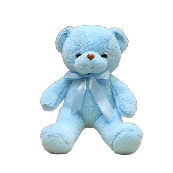 BESTSKY Body Pillow Teddy Bear Funny Stuff Birthday Gift Weighted Stuffed Animals Blue Style 10