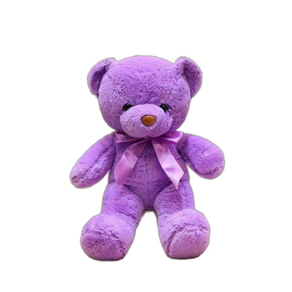 BESTSKY Body Pillow Teddy Bear Funny Stuff Birthday Gift Weighted Stuffed Animals Purple Style 5