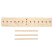BESTSKY Bow Maker Multi Size Adjustable Scale Design Wooden Bow Making Kit with Wooden Board Sticks for Making DIY Crafts Bowdabra Bow Maker