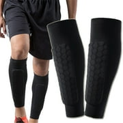 BESTSKY Boys and Girls Soccer Shin Guards, 3–15 Years, Black
