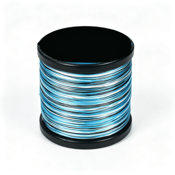 BESTSKY Braided Fishing Line -Super Strong - Abrasion Resistant - No Stretch - Braid Blue Camo, Moss Camo, White, Green, Pink, Blue, 4 Strand 8 Strand