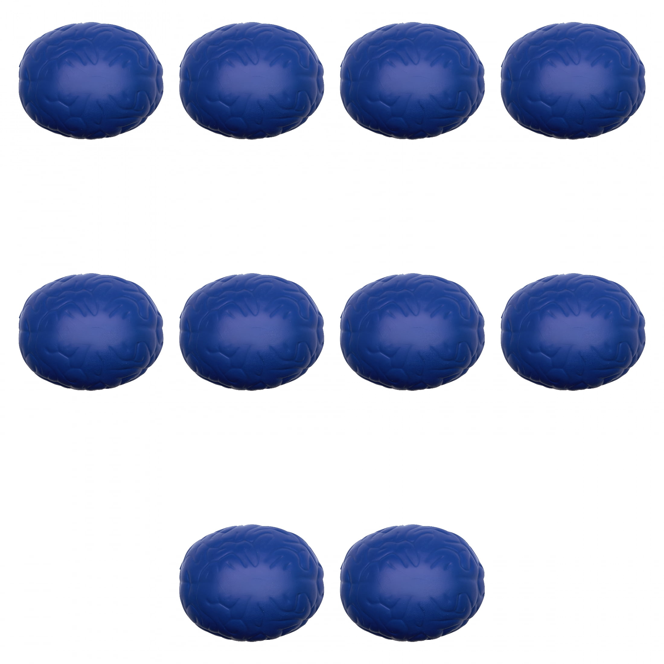BESTSKY Brain Stress Balls Set of 10,Anxiety Stress Relief,Perfect for Your Desk,Office Or Home,Blue