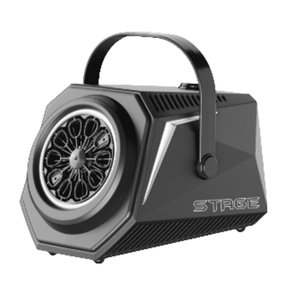 BESTSKY Bubble Machine Stage Rechargeable Remote Control Bubble Machine Performance Party Party Electric Bubble Machine Bubble Machine for Parties Bubble Blower,Black,No Remote Control