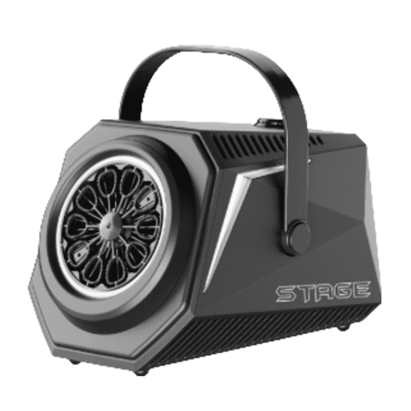 BESTSKY Bubble Machine Stage Rechargeable Remote Control Bubble Machine Performance Party Party Electric Bubble Machine Bubble Machine for Parties Bubble Blower,Black,No Remote Control