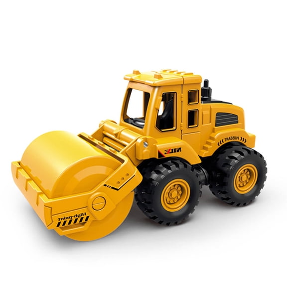 BESTSKY Building Blocks Toy Movable Joints Toy Model Cartoon Appearance Creative Tractor Crane Bulldozer Construction Toy Roller