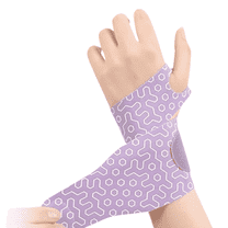 BESTSKY Carpal Tunnel Wrist Brace Sports Wrist Wrist Splint Ultra-Thin Carpal Tunnel Fingerless Gloves for Women Purple