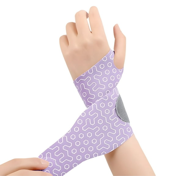XIRQI  Carpal Tunnel Wrist Brace - Purple Wrist Splint for Carpal Tunnel, Women’s Ultra-Thin