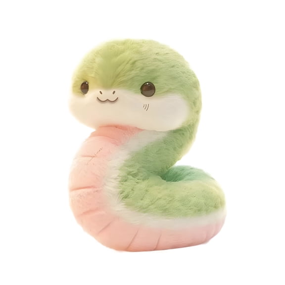 CYFW Cartoon Stuffed Snake Toy Sofa Ornaments Bedroom Decoration Cartoon Animal Toy Cuddle Toy for Children Boys Girls
