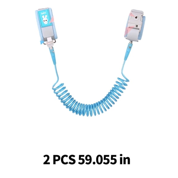 BESTSKY 2 Pcs Toddler Leash,Breathable and Anti-Friction Safety Harness,Adjustable Design Child Leashes for Toddlers,Blue,1.5 M