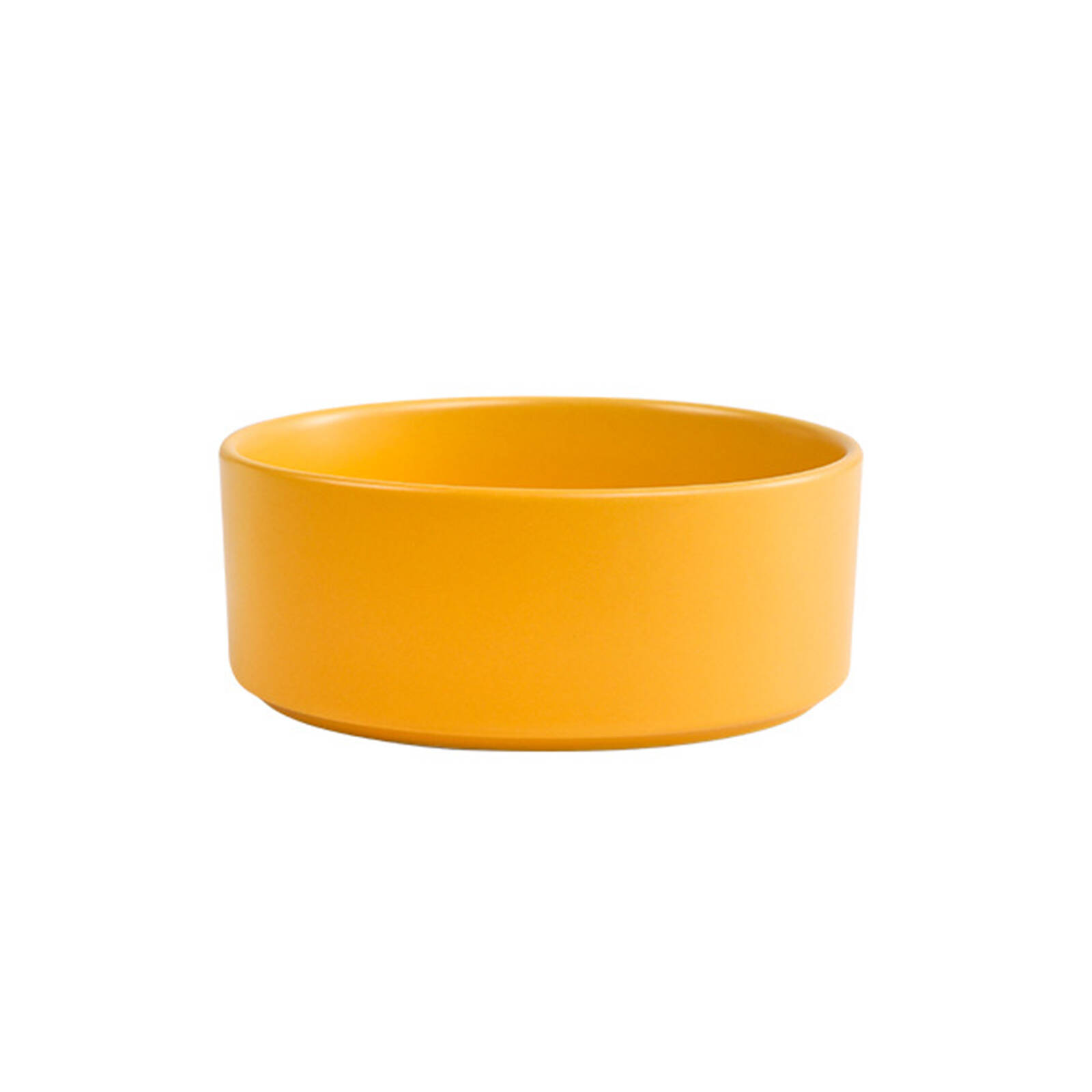 BESTSKY Cat Bowls,Wide Opening Cat Dishes,Dual-Purpose Cat Food Bowl,Yellow