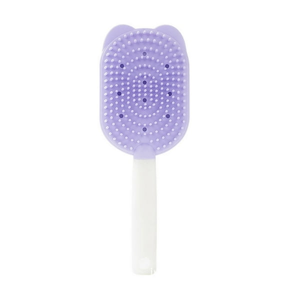 BESTSKY Cat Brush, Ergonomic Silicone Dog Brush, Massage Soft Bristles Cat Stuff,Purple