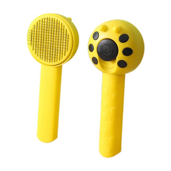 BESTSKY Cat Brush,Perfect for Long-Haired Pets Dog Brush,Ladybug Shape Design Gentle Grooming Cat Stuff,Green