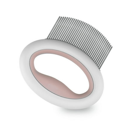 BESTSKY Cat Brush, Smooth Silicone Handle Dog Brush, Gentle Grooming Bristles Cat Stuff,Pink