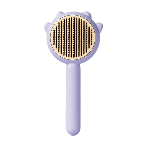 BESTSKY Cat Brush,Soft Steel Needle Dog Brush,Comfortable Grooming Cat Stuff,Purple
