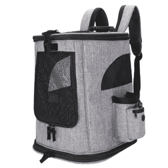 BESTSKY Cat Carrier,Expandable Design for Extra Pet Space Cat Backpack,Multiple Carrying Styles Cat Backpack Carrier,Airflow-Boosting Mesh Panels Cat Bag,Style1