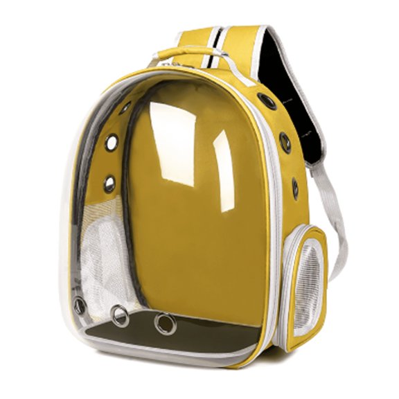 BESTSKY Cat Carrier,Panoramic View Cat Backpack,Ergonomic Comfort Cat Backpack Carrier,Stylish & Practical Cat Bag,Yellow