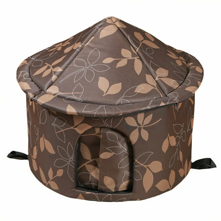 BESTSKY Cat House,Sturdy Cat Houses for Outdoor Cats,Green Camouflage Outdoor Cat House,S