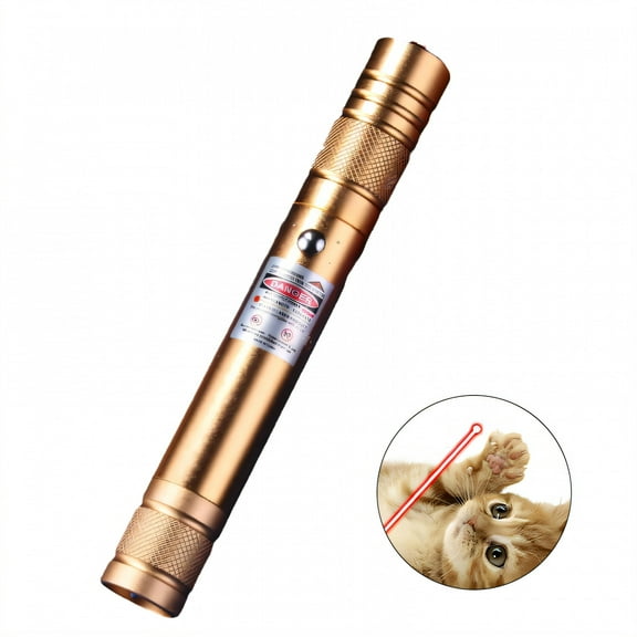 BESTSKY Cat Laser Pointer Toy,Comfortable Grip High Power Laser Pointer,Simple and Easy Operation Laser Pointer Cat Toy,Red