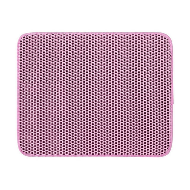 BESTSKY Cat Litter Mat,Anti-Scatter Feature Litter Mat,Eco-Friendly Eva Material Easy-To-Clean Design Cat Stuff,18In