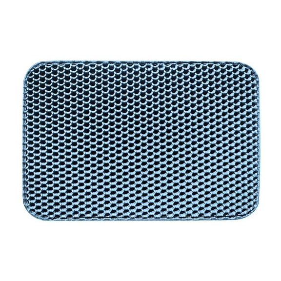 BESTSKY Cat Litter Mat,Double-Layer Eva Design Litter Mat,Waterproof and Wear-Resistant Material Washable and Easy to Clean Cat Stuff,Xl