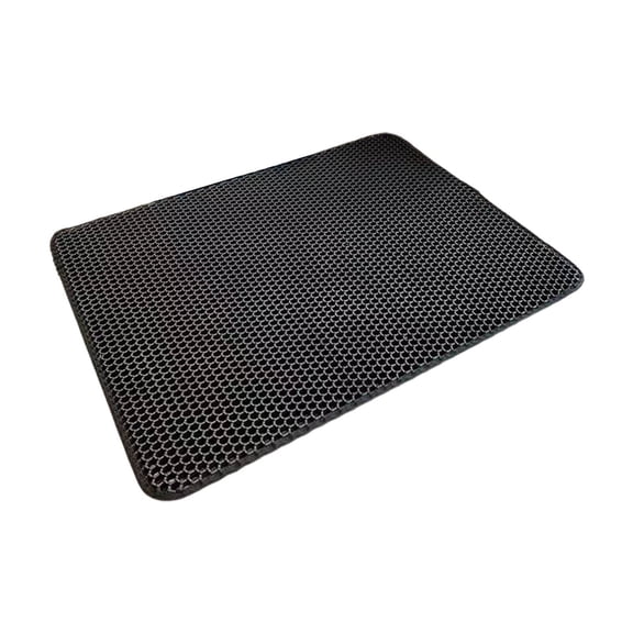 RLESO Double-Layer Eva Cat Litter Mat 16" Anti-Tracking Extra-Large