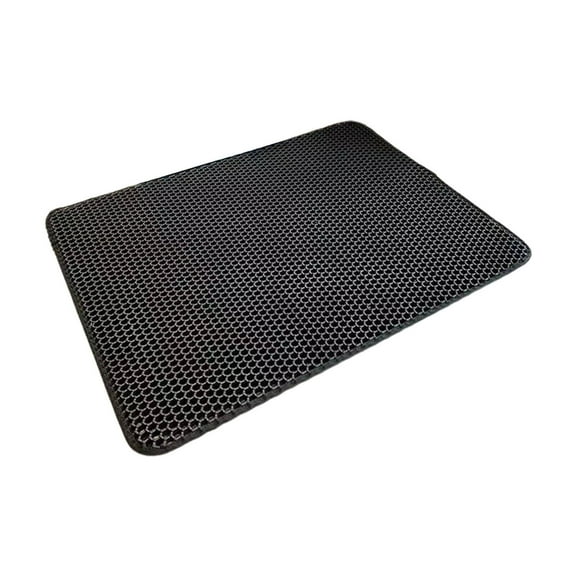 BESTSKY Cat Litter Mat,Eva Double-Layer Structure Litter Mat,Anti-Scatter Litter Feature Extra-Large Size Coverage Cat Stuff,22In