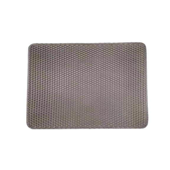 BESTSKY Cat Litter Mat,Eva Eco-Friendly Material Litter Mat,Multi-Purpose Cleaning Mat Honeycomb Double-Layer Filter Cat Stuff,22In
