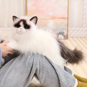 BESTSKY Cat Pets,Handmade Weighted Stuffed Animals,Cat Plush Toy,Ragdoll Cat