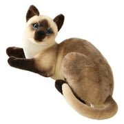 BESTSKY Cat Stuffed Animal,30cm Realistic Cat Design Cat Stuffy,Soft Touch Warm Hug Stuffed Animal Cat,Style1